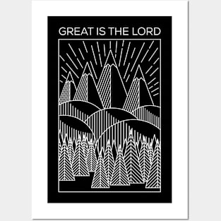 Great is the Lord Posters and Art